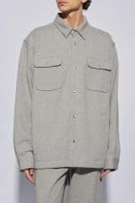 Givenchy Logo Embroidered Fleece Shirt