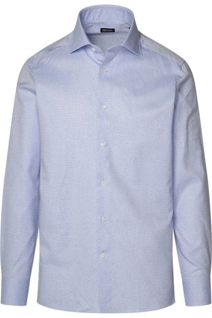 Z Zegna Long Sleeved Buttoned Shirt