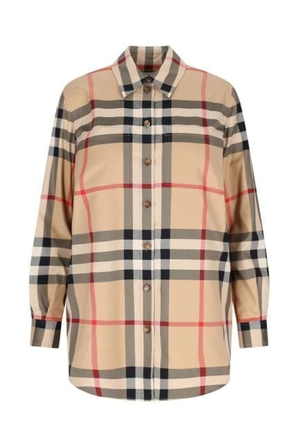 Burberry Checked Buttoned Shirt