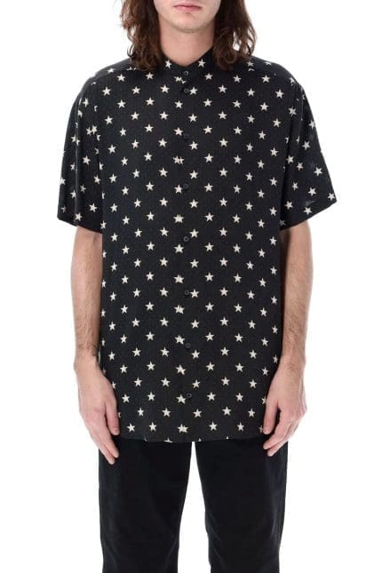 Balmain Star Printed Buttoned Shirt