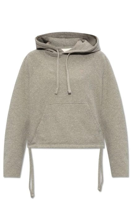 AMI Logo Embroidered Drawstring Hoodie