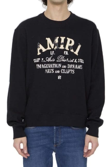 Amiri Distressed Arts District Sweatshirt