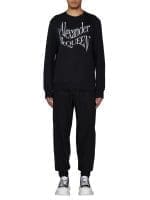 Alexander McQueen Warped Logo Sweatshirt