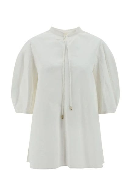 Chloé Tie-Detailed Tunic Shirt