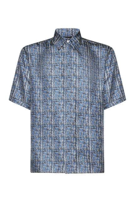 Fendi FF Jacquard Short Sleeved Shirt