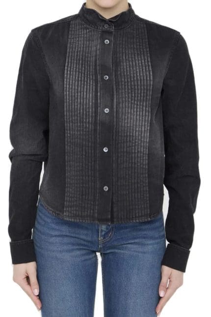 Loewe Button-Up Pleated Shirt