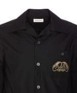 Alexander McQueen The Seal Embellished Buttoned Shirt
