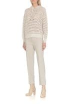 Brunello Cucinelli Open Knit Drawstring Hoodie