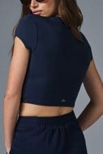 Alosoft Crop Finesse Short Sleeve