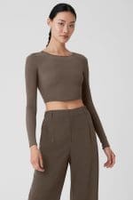 Mesh Sheer Illusion Long Sleeve