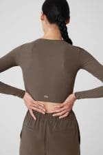 Mesh Sheer Illusion Long Sleeve