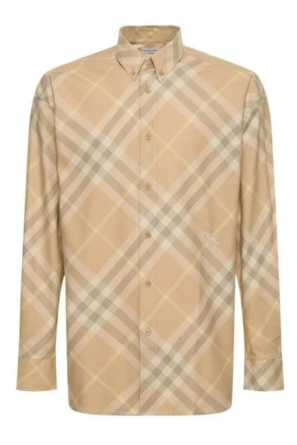 Burberry Long-Sleeved Checked Shirt