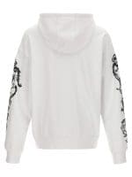 Givenchy Logo Embroidered Drawstring Hoodie