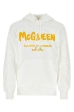 Alexander McQueen Logo Printed Drawstring Hoodie