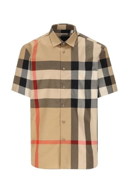 Burberry Checked Buttoned Shirt