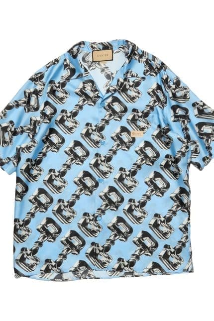 Gucci 3D Glass Horsebit Print Shirt