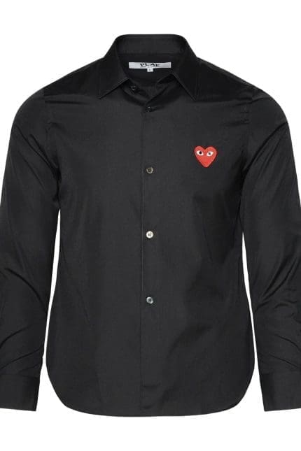 Comme des Garçons Play Heart Embroidered Shirt