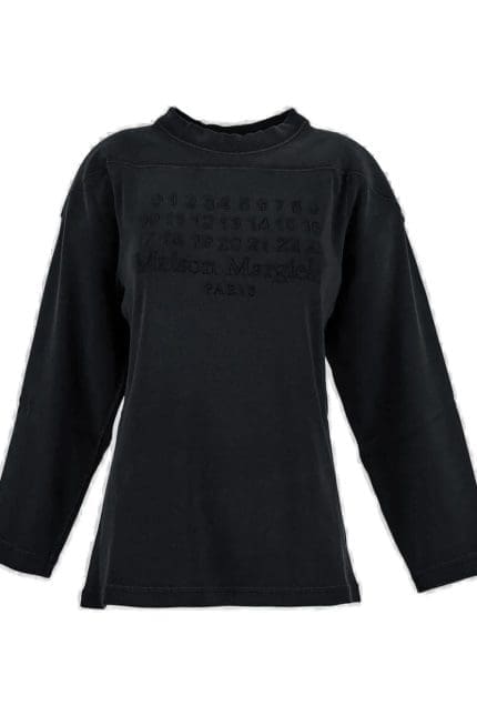 Maison Margiela Long-Sleeved Crewneck Sweatshirt