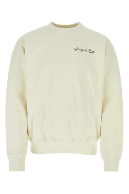 Sporty & Rich Syracuse Logo Printed Sweatshirt