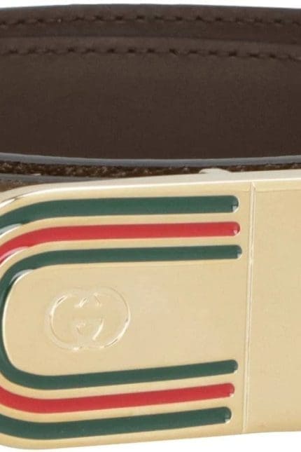 Gucci Interlocking G Buckled Belt