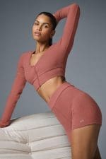 Alolux Cropped Me Time Cardigan