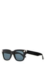 Alexander McQueen Eyewear Punk Rivet Square-Frame Tinted Sunglasses