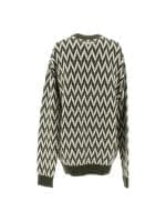 Lanvin Curb Chevron Crewneck Jumper