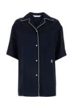 Palm Angels Logo Embroidered Short-Sleeved Shirt