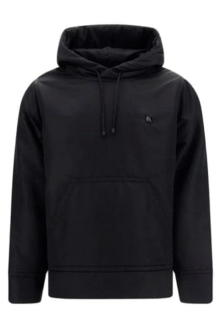 alentino Stud Detailed Drawstring Hoodie