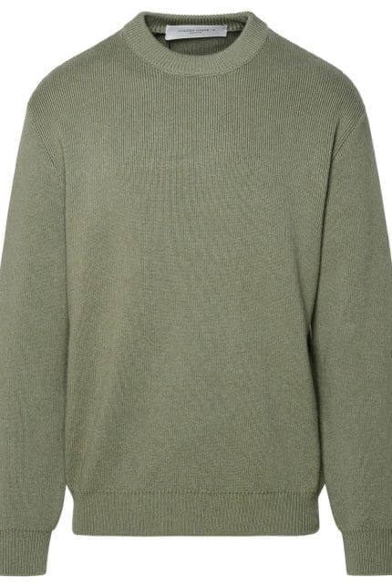 Golden Goose Deluxe Brand Logo Detailed Knitted Jumper