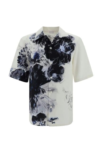 Alexander McQueen Dutch Flower Short Sleeved Shirt