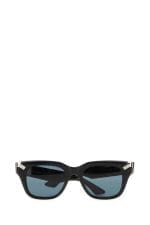 Alexander McQueen Eyewear Punk Rivet Square-Frame Tinted Sunglasses