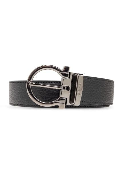 Salvatore Ferragamo Gancini Buckled Reversible Belt