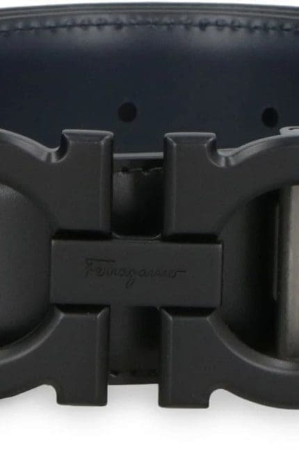 Salvatore Ferragamo Logo Buckled Reversible Belt