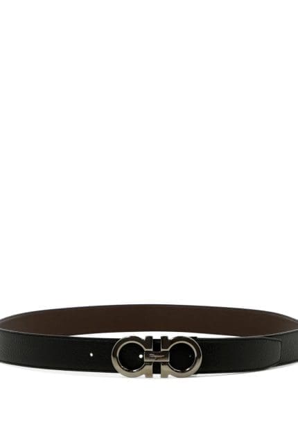 Salvatore Ferragamo Gancini Buckle Reversible Belt