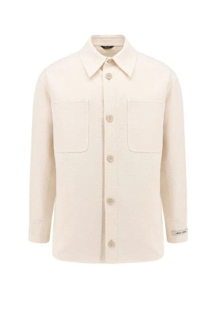 Fendi Buttoned All-Over FF Motif Shirt