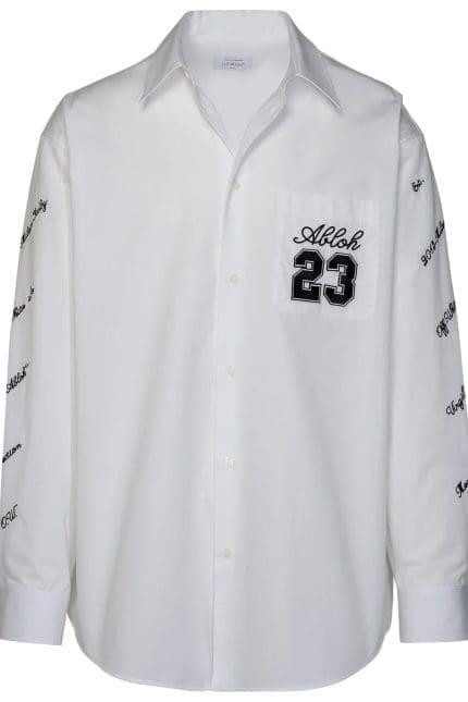 Off-White Buttoned Long-Sleeved Shirt