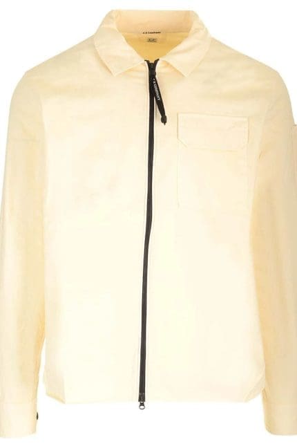 C.P. Company Zip Up Collared Shirt