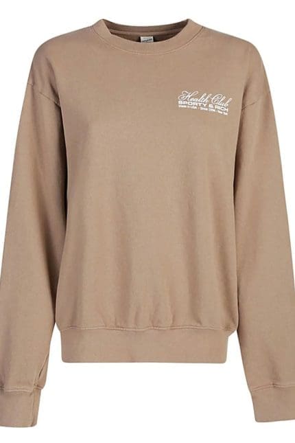 Sporty & Rich Health Club Crewneck Sweatshirt