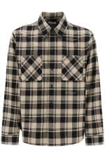 Off-White Checked Long-Sleeved Shirt