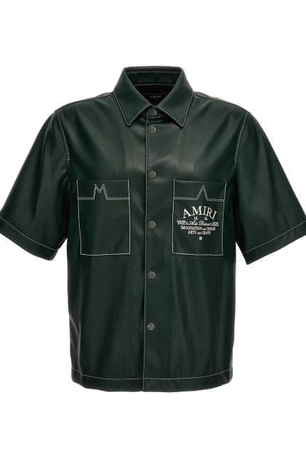 Amiri Logo Embroidered Short-Sleeved Shirt