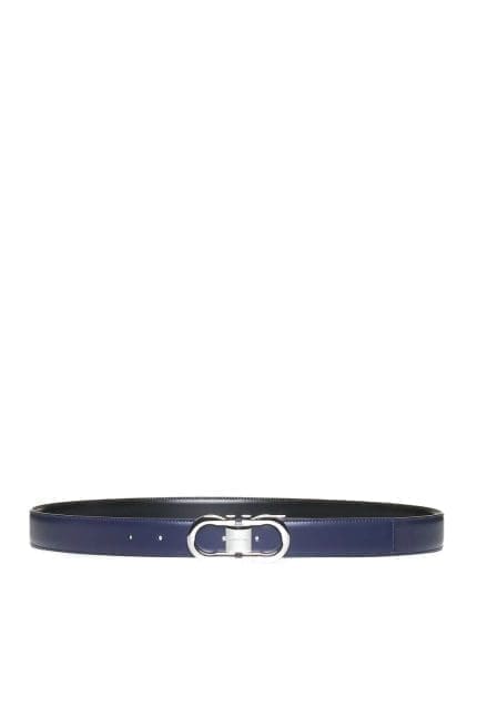 Salvatore Ferragamo Gancini Buckled Reversible Belt