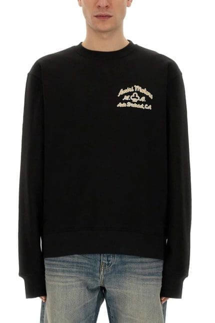 Amiri Logo Detailed Crewneck Sweatshirt
