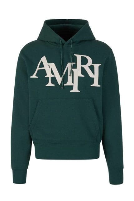 Amiri Logo Patch Drawstring Hoodie
