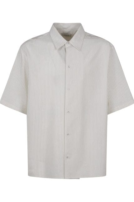 Lanvin Pinstriped Short-Sleeved Shirt