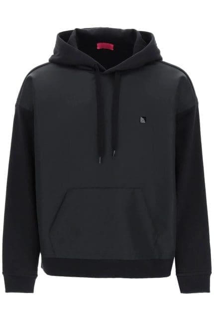 Valentino Stud Detailed Drawstring Hoodie