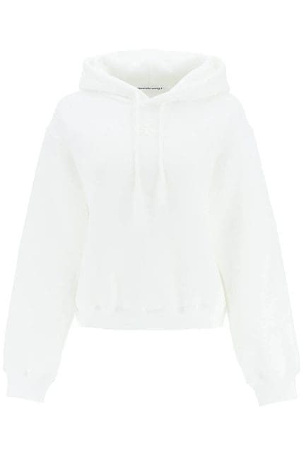 T By Alexander Wang Drawstring Long-Sleeved Hoodie