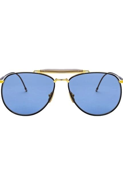 Thom Browne Eyewear Aviator Frame Sunglasses
