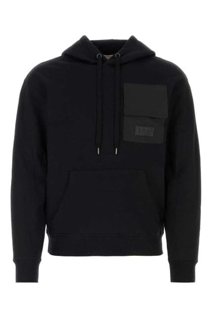 Valentino Drawstring Long-Sleeved Hoodie