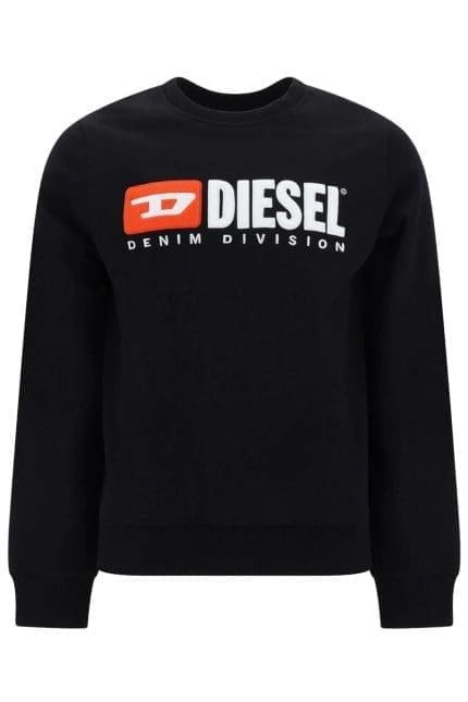 Diesel Logo Detailed Crewneck Sweatshirt